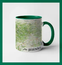 Hrnek - Jeseníky mapa