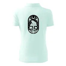 Goblincore černobílá oválná žába