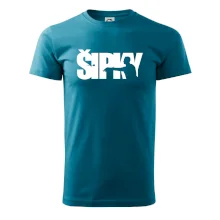 Šipky - nápis se šipkařem