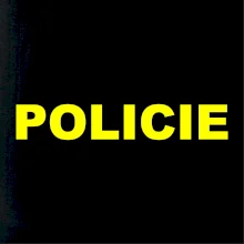 Policie Nápis žlutý