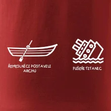 Řemeslnici postavili archu, fušeři Titanic