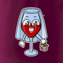 Červené víno pro nevěstu