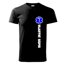 Hvězda života - vlastní nápis vpředu a vzadu