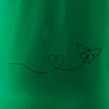 Dráha letu motýla - srdce