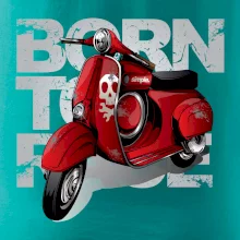 Scooter born to ride red