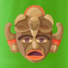 Mayové maska černoch