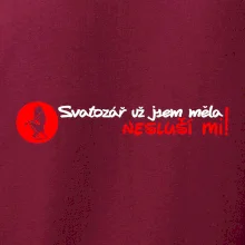 Svatozář už jsem měla, nesluší mi!