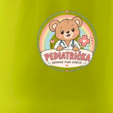 Pediatrička ordinace plná úsměvů - medvídek a duha
