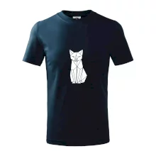 Origami kočka zepředu