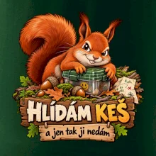 Hlídám keš veverka s pokladem