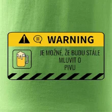 Warning mluvení - pivo