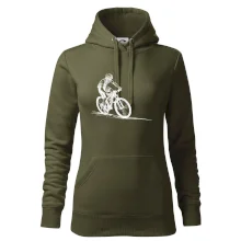 MTB kreslený cyklista MTB kreslený cyklista