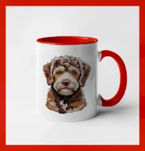 Lagotto romagnolo vyšívaná hlava