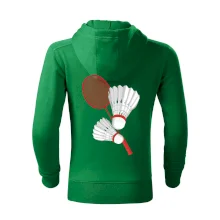 Badminton - pálka a košík