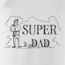 Kreslený nápis super dad