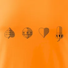 Prší - barvy hracích karet