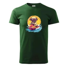 Mops na vodním skútru