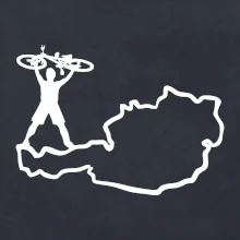 Cyklista - Mapa Rakouska