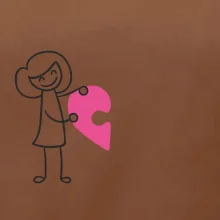 Párová trička puzzle postavička