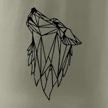 Geometrie - vlk - vyjící