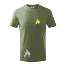 Hasiči - oheň - Váš název - Prso + záda