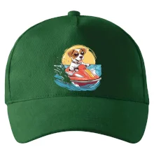 Jack russell teriér na vodním skútru