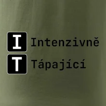 IT Nápis Intenzivně Tápající