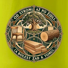 Od stromu až po dřevěnou židli