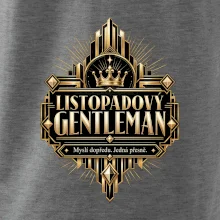 Listopadový gentleman zlatý art deco motiv