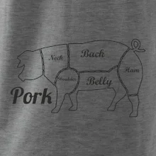 Prase nákres rozřezání