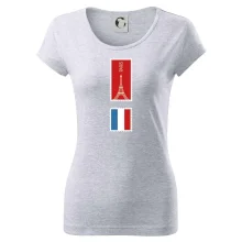 Paříž známka barevná