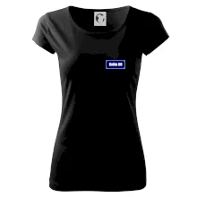 Jméno a věk - uliční cedule - modrá