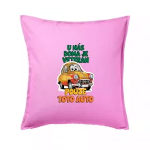 U nás doma je veterán pouze toto auto barevný nápis