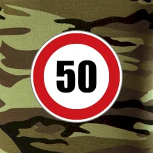 Dopravní značka - omezení rychlosti 50