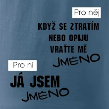 Když se ztratím vraťte mě / Já jsem