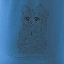 Kočka mávající mandala