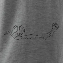 Pěst a symbol míru