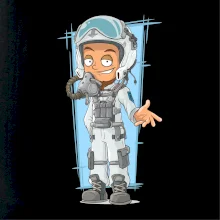 Vesmírný voják oranžový