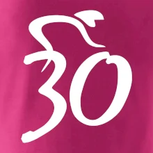 Cyklista slaví třicítku (30)