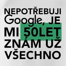 Nepotřebuji google, je mi 50 let