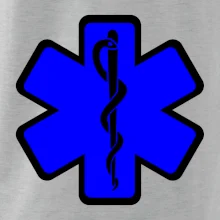 Rescue - Hvězda na prsu +  nápis na zádech