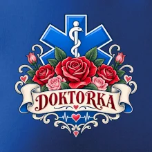 Doktorka - kříž a růže