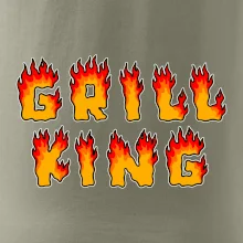 Grill King ohnivý nápis