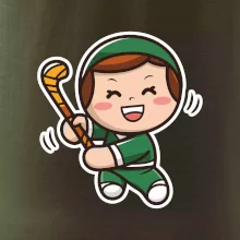 Ikona pozemní hokej holka