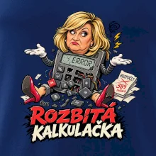 Alenka - rozbitá kalkulačka