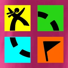 Geocaching logo barevné