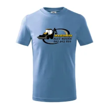 Bagrista v kruhu - vlastní nápis