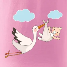 Čáp čekáme miminko - neutrální