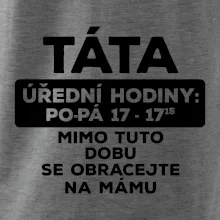 Táta úřední hodiny Táta úřední hodiny