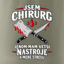 Řezník chirurg s většími nástroji